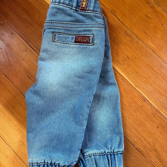 7 for all Mankind Baby Sz 3/6 months Denim Jogger - Picture 1 of 10